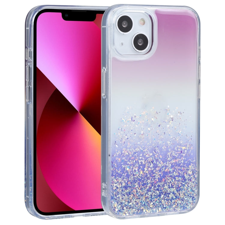 For iPhone 13 DFANS DESIGN Gradient Starlight Shining Phone Case