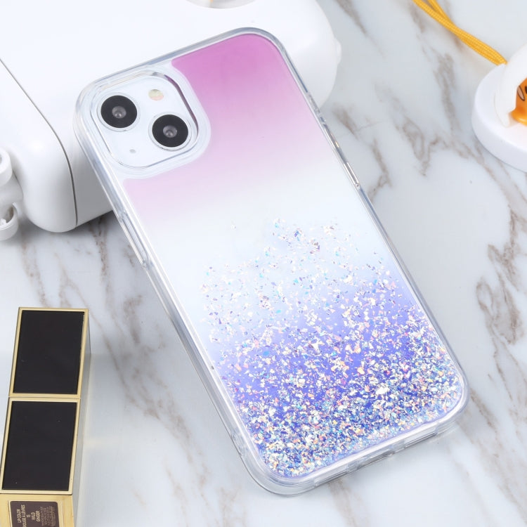For iPhone 13 DFANS DESIGN Gradient Starlight Shining Phone Case