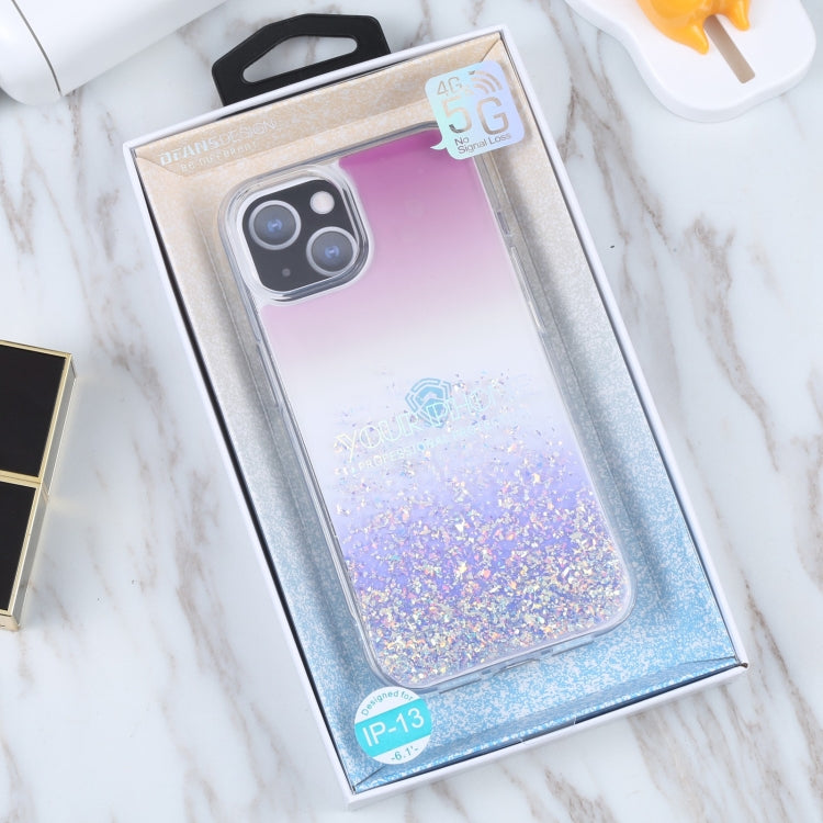 For iPhone 13 DFANS DESIGN Gradient Starlight Shining Phone Case