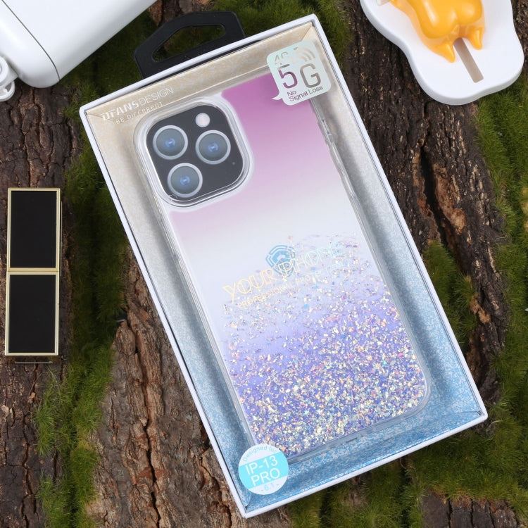 For iPhone 13 Pro DFANS DESIGN Gradient Starlight Shining Phone Case