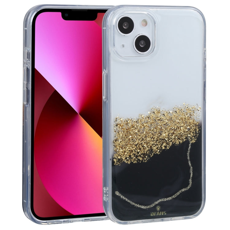 For iPhone 13 DFANS DESIGN Dual-color Starlight Shining Phone Case