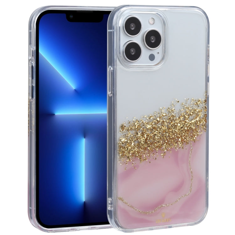 For iPhone 13 Pro DFANS DESIGN Dual-color Starlight Shining Phone Case