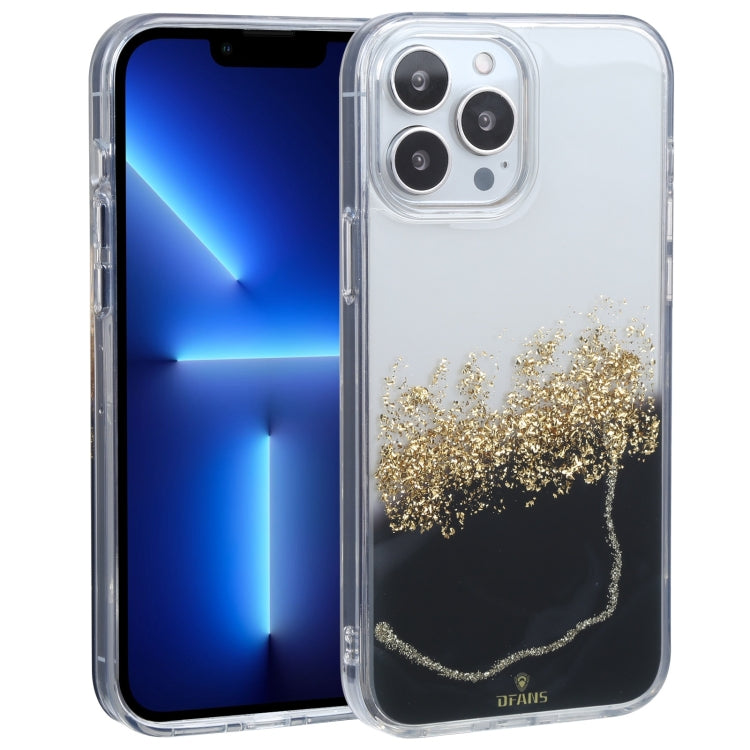 For iPhone 13 Pro DFANS DESIGN Dual-color Starlight Shining Phone Case