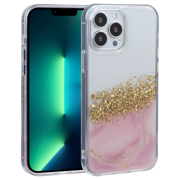 For iPhone 13 Pro Max DFANS DESIGN Dual-color Starlight Shining Phone Case
