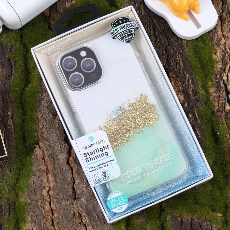 For iPhone 13 Pro Max DFANS DESIGN Dual-color Starlight Shining Phone Case