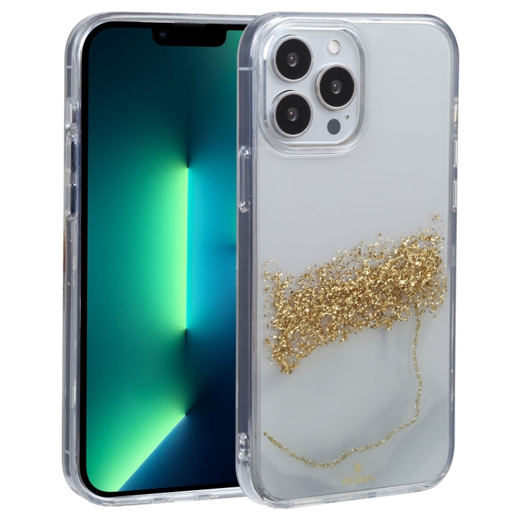 For iPhone 13 Pro Max DFANS DESIGN Dual-color Starlight Shining Phone Case