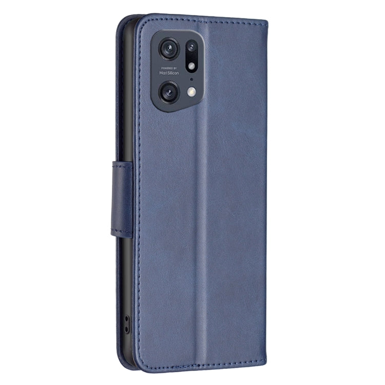 For OPPO Find X5 Pro Lambskin Texture Leather Phone Case
