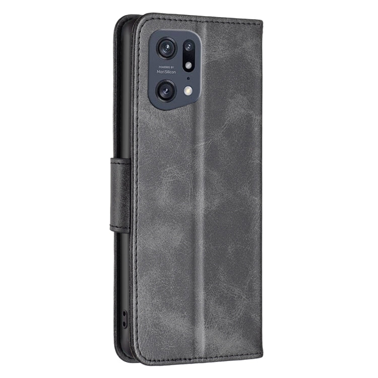 For OPPO Find X5 Pro Lambskin Texture Leather Phone Case