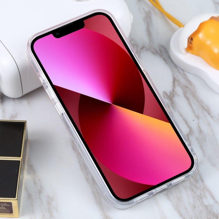 For iPhone 13 DFANS DESIGN Snowflake Starlight Shining Phone Case