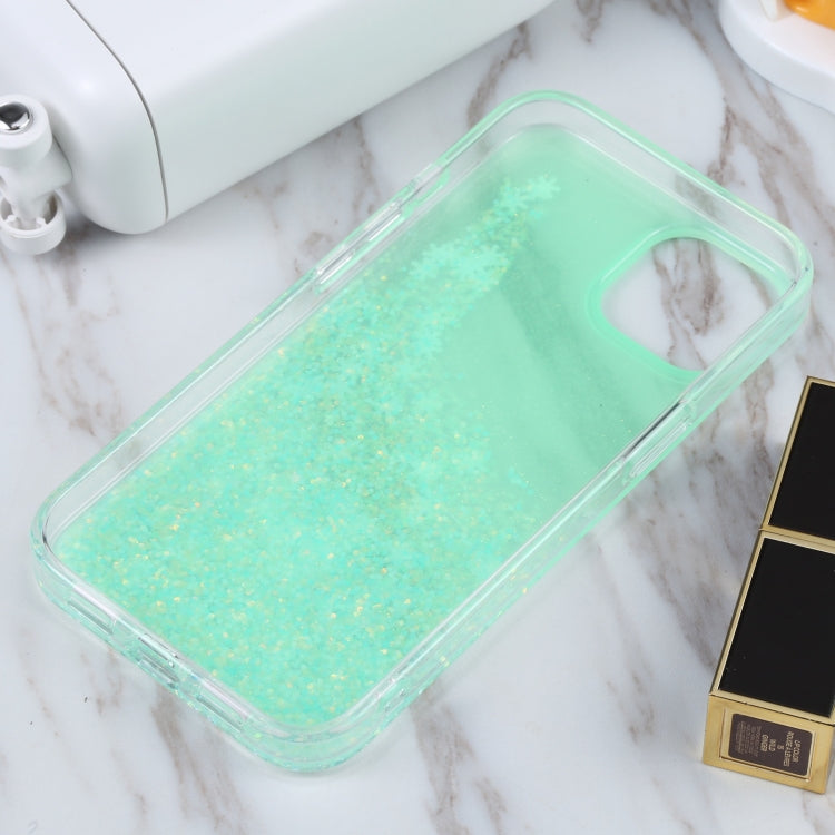 For iPhone 13 DFANS DESIGN Snowflake Starlight Shining Phone Case