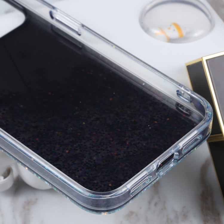 For iPhone 13 DFANS DESIGN Snowflake Starlight Shining Phone Case