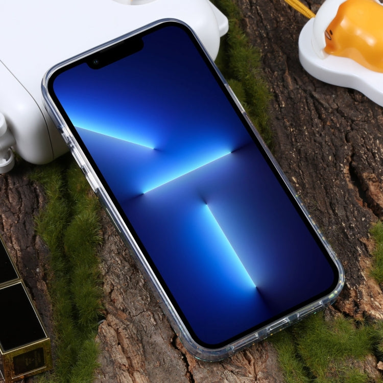 For iPhone 13 Pro DFANS DESIGN Snowflake Starlight Shining Phone Case