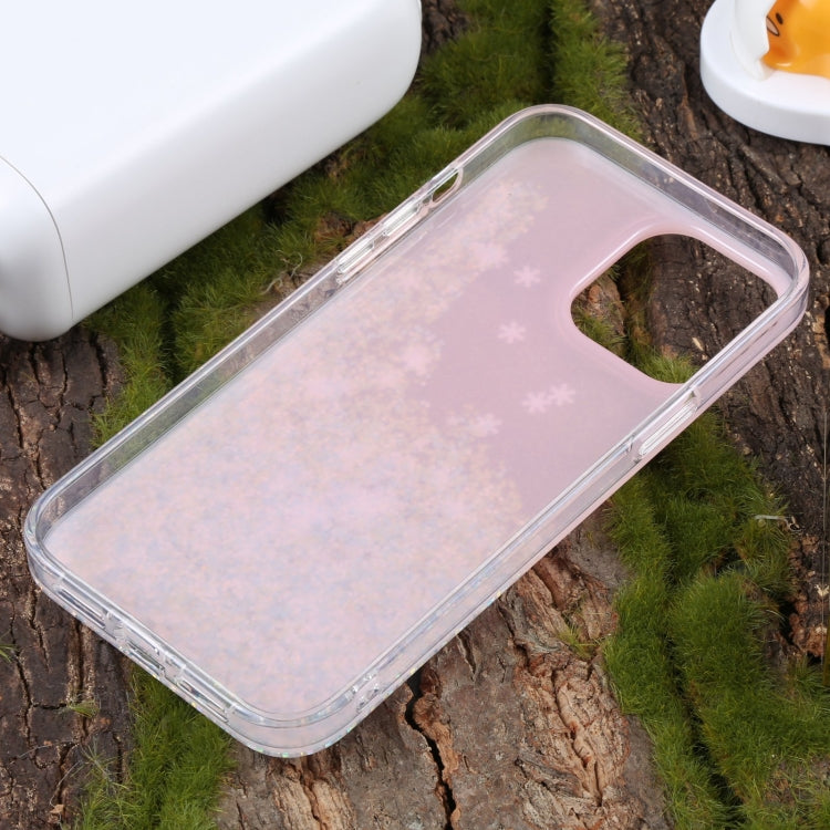 For iPhone 13 Pro Max DFANS DESIGN Snowflake Starlight Shining Phone Case