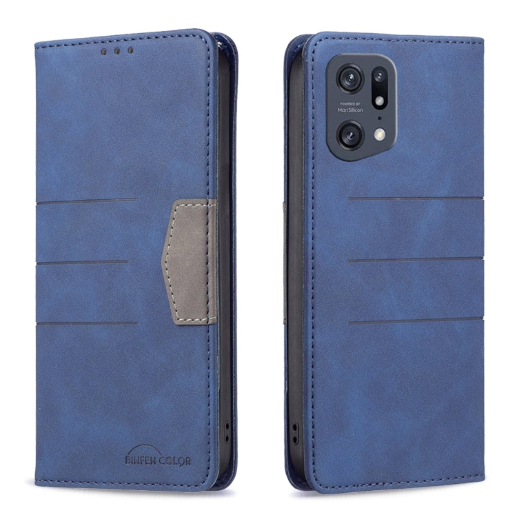 For OPPO Find X5 Pro Magnetic Splicing Leather Phone Case