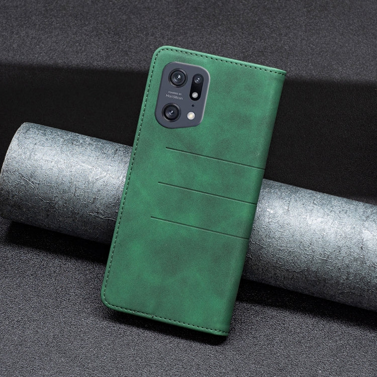 For OPPO Find X5 Pro Magnetic Splicing Leather Phone Case