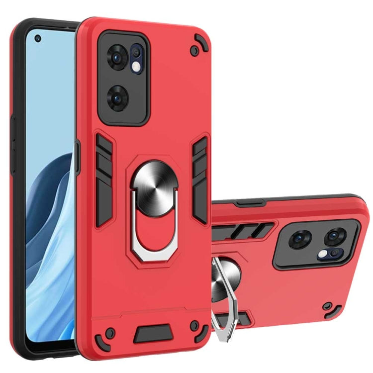 For OPPO Reno7 5G Foreign Version Armour Series PC + TPU Phone Case