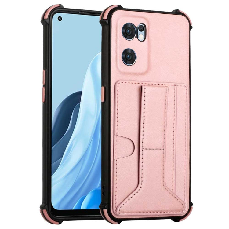 For OPPO Reno7 Global Dream Holder Card Bag Shockproof Phone Case