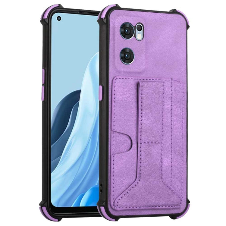For OPPO Reno7 Global Dream Holder Card Bag Shockproof Phone Case