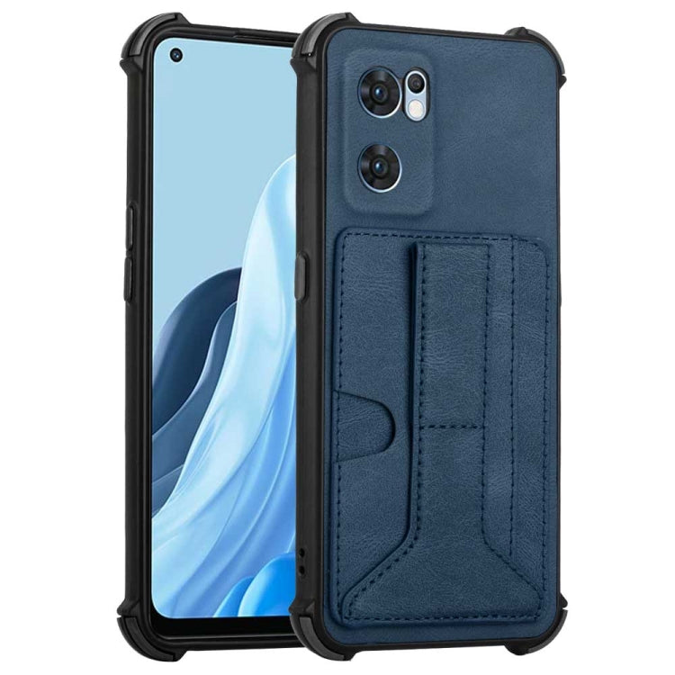 For OPPO Reno7 Global Dream Holder Card Bag Shockproof Phone Case