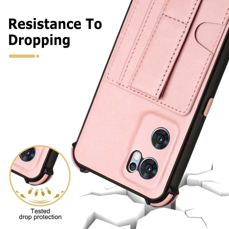 For OPPO Reno7 Global Dream Holder Card Bag Shockproof Phone Case