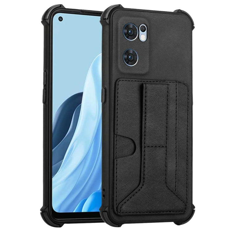 For OPPO Reno7 Global Dream Holder Card Bag Shockproof Phone Case