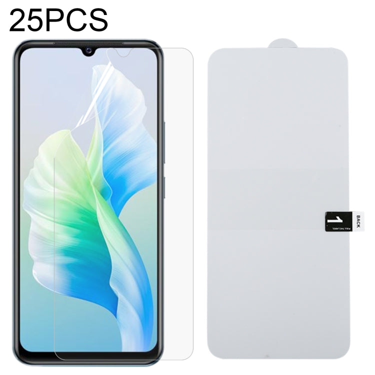 25 PCS Full Screen Protector Explosion-proof Hydrogel Film For vivo V23e 4G / 5G