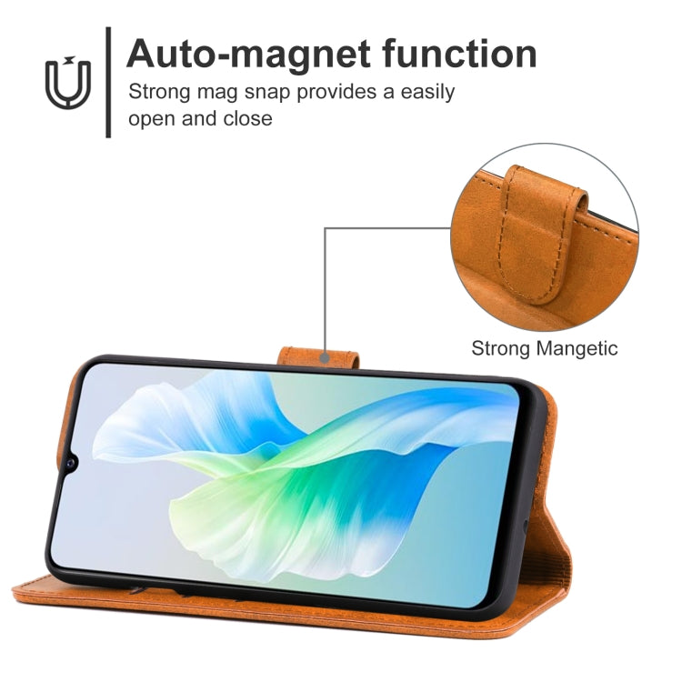 For vivo V23e Leather Phone Case