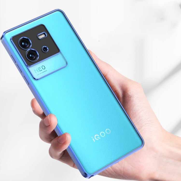For vivo iQOO Neo6 Electroplated Frosted Phone Case