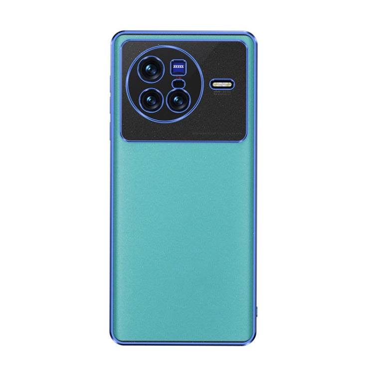 For vivo X80 Pro Electroplated Frosted Phone Case