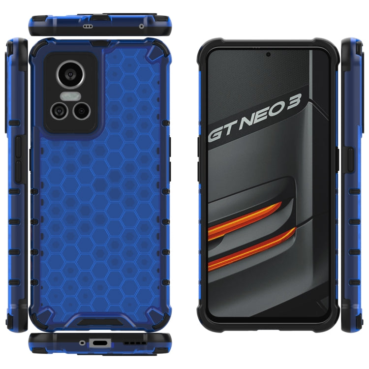 For OPPO Realme GT Neo3 5G China Shockproof Honeycomb PC + TPU Protective Case