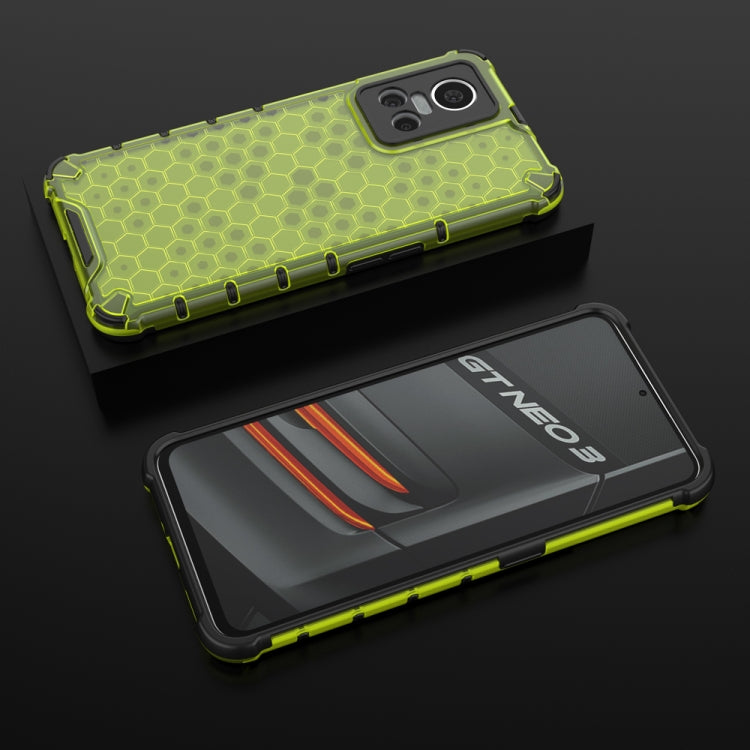 For OPPO Realme GT Neo3 5G China Shockproof Honeycomb PC + TPU Protective Case