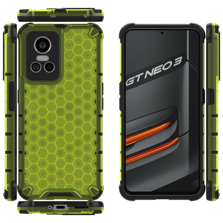 For OPPO Realme GT Neo3 5G China Shockproof Honeycomb PC + TPU Protective Case