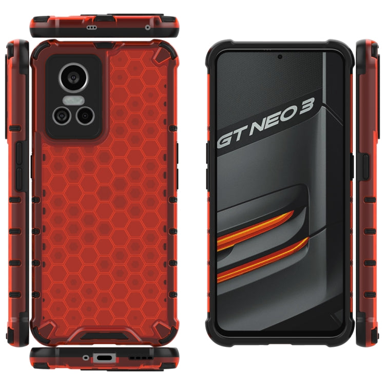 For OPPO Realme GT Neo3 5G China Shockproof Honeycomb PC + TPU Protective Case