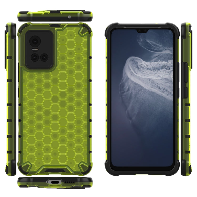 For vivo S10 5G China Shockproof Honeycomb PC + TPU Protective Case