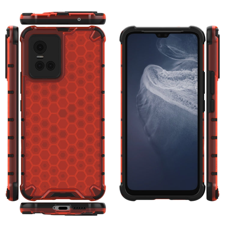 For vivo S10 5G China Shockproof Honeycomb PC + TPU Protective Case