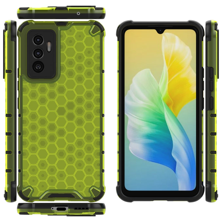For vivo S10e 5G China Shockproof Honeycomb PC + TPU Protective Case