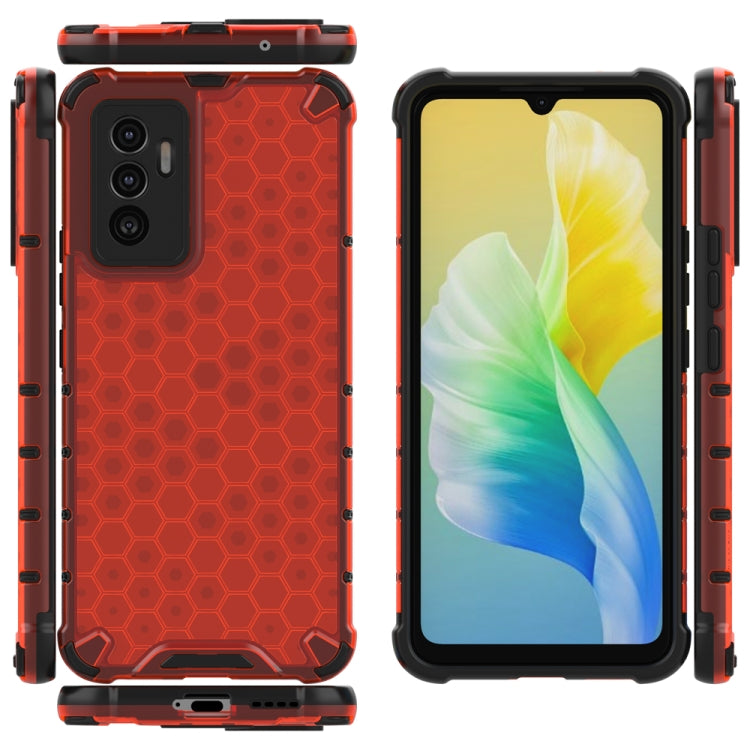 For vivo S10e 5G China Shockproof Honeycomb PC + TPU Protective Case