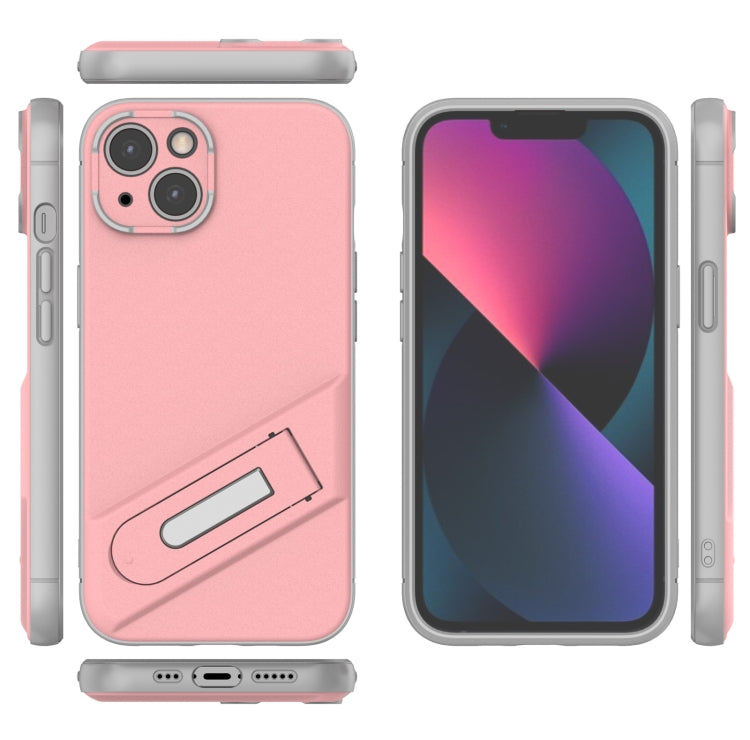 For iPhone 13 Invisible Holder TPU + PC Phone Case