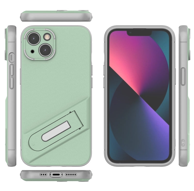 For iPhone 13 Invisible Holder TPU + PC Phone Case