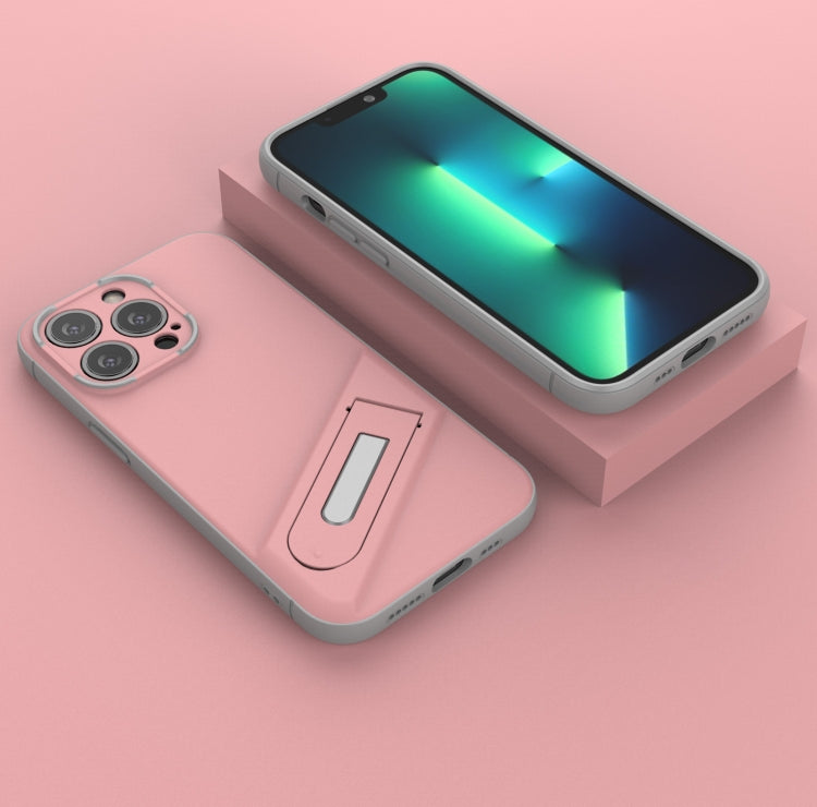 For iPhone 13 Pro Invisible Holder TPU + PC Phone Case