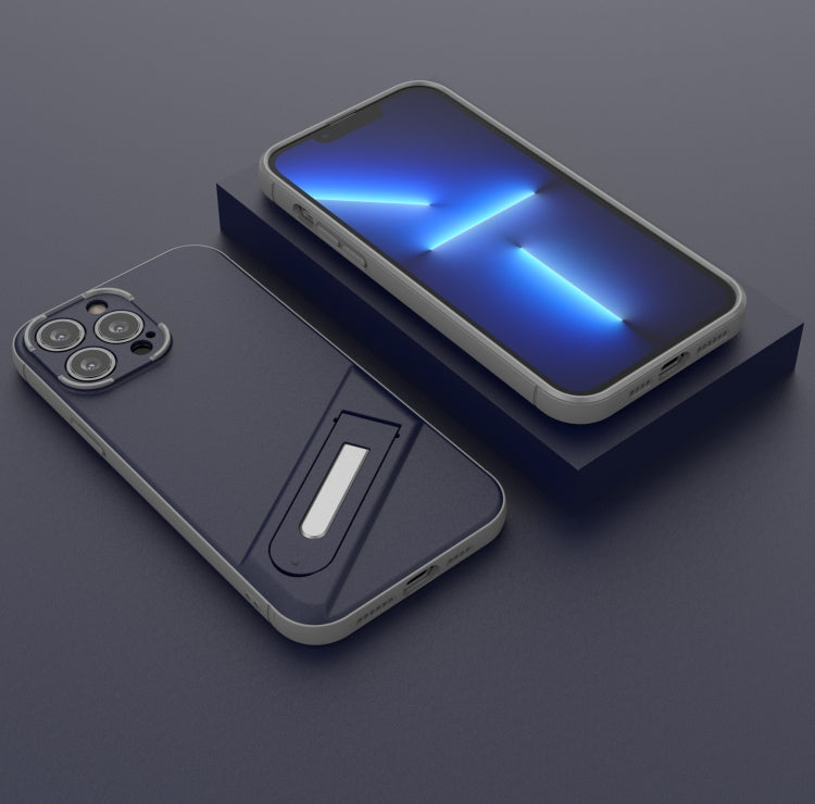 For iPhone 13 Pro Max Invisible Holder TPU + PC Phone Case