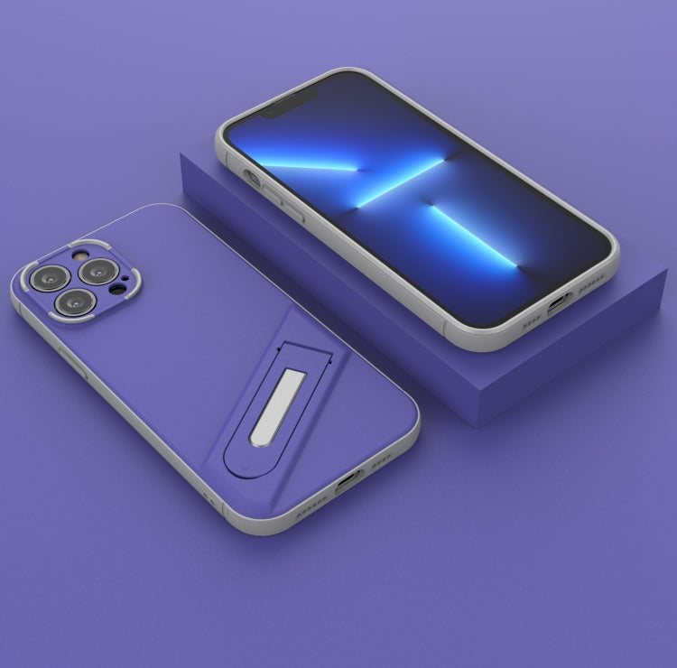 For iPhone 13 Pro Max Invisible Holder TPU + PC Phone Case