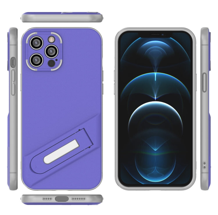 For iPhone 12 Pro Max Invisible Holder TPU + PC Phone Case