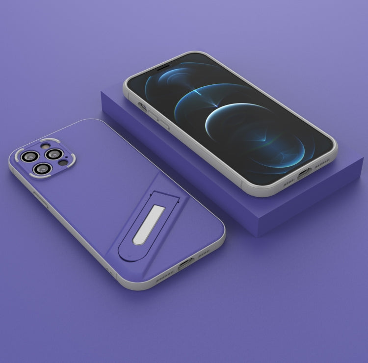 For iPhone 12 Pro Max Invisible Holder TPU + PC Phone Case