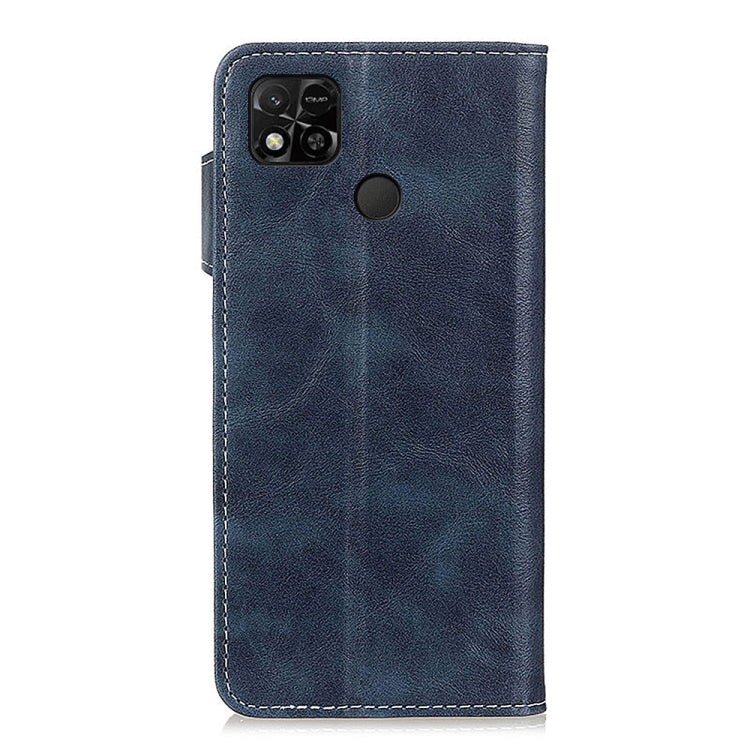For Xiaomi Redmi 10A S-Type Stitching Calf Texture Leather Phone Case