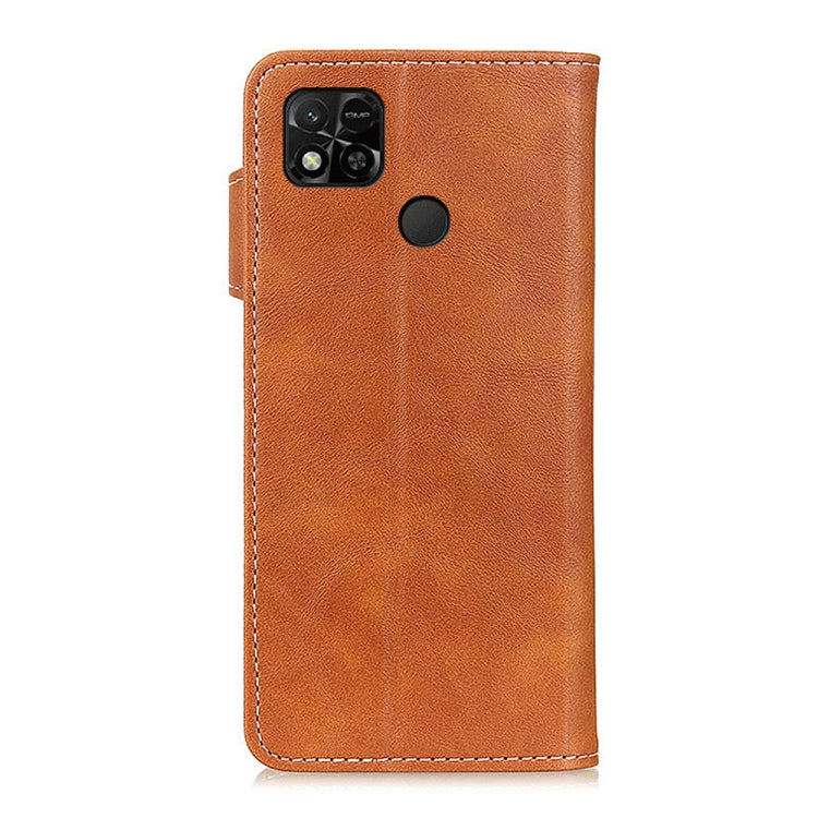 For Xiaomi Redmi 10A S-Type Stitching Calf Texture Leather Phone Case