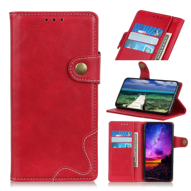 For Xiaomi Redmi 10C S-Type Stitching Calf Texture Leather Phone Case