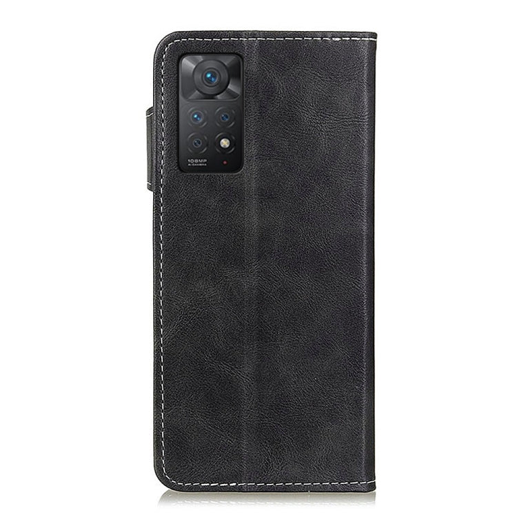 For Xiaomi Redmi Note 11 Pro 4G / 5G Global S-Type Stitching Calf Texture Leather Phone Case
