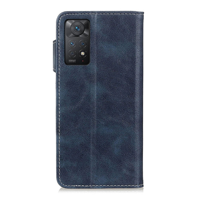 For Xiaomi Redmi Note 11 Pro 4G / 5G Global S-Type Stitching Calf Texture Leather Phone Case