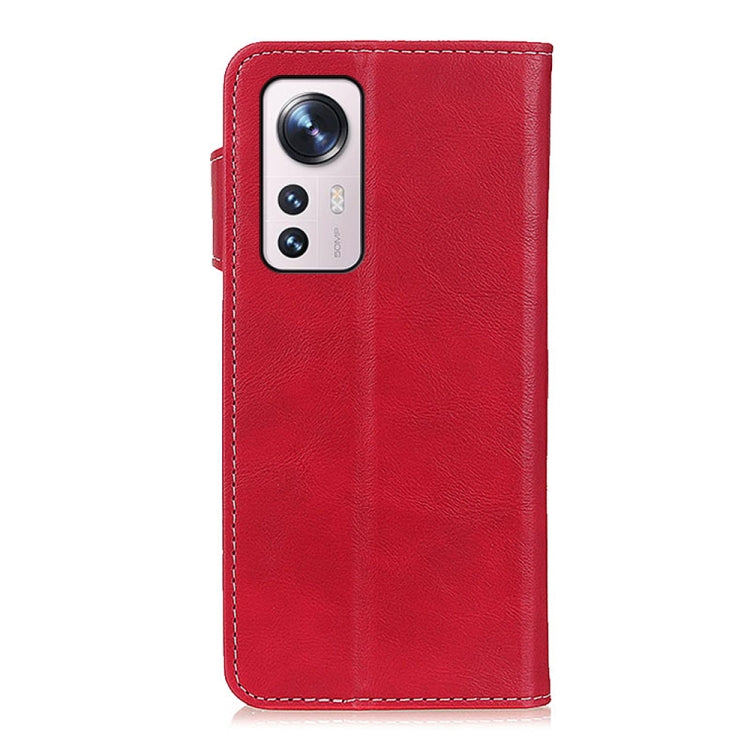 For Xiaomi 12 Pro S-Type Stitching Calf Texture Leather Phone Case